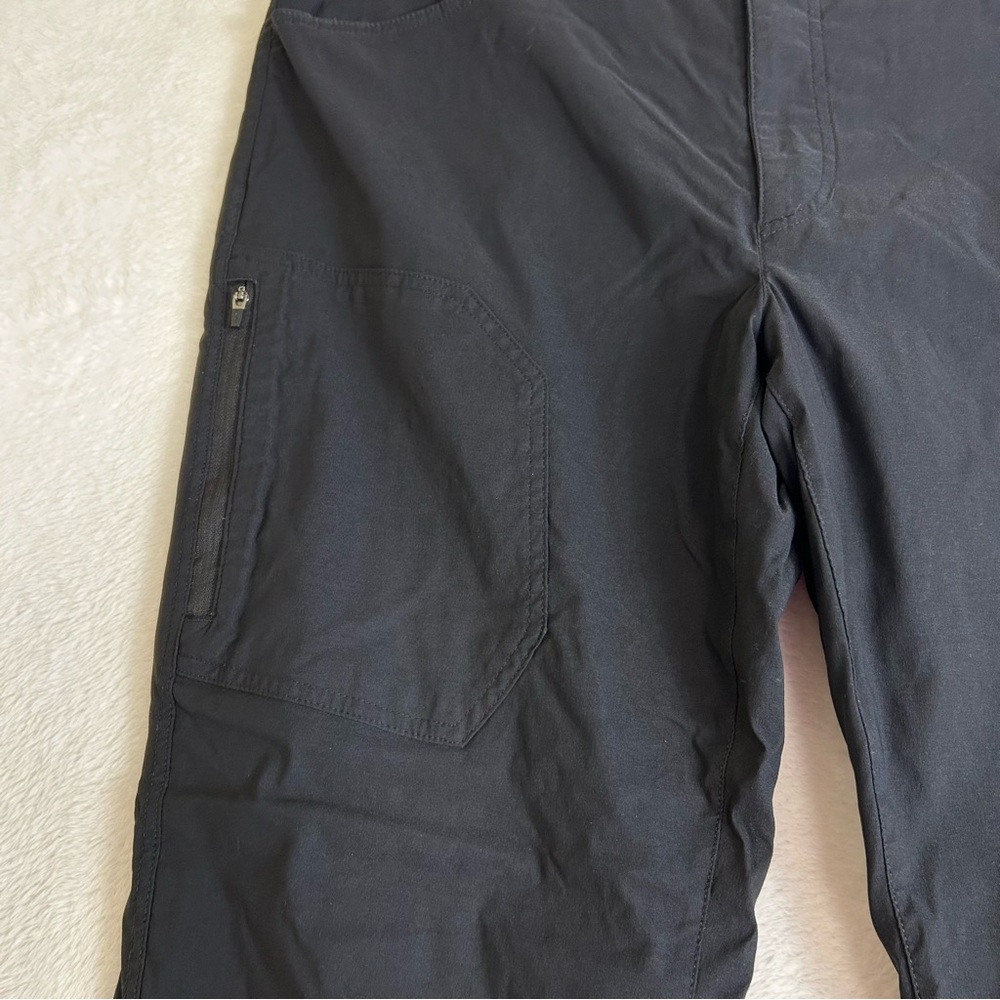 Eddie Bauer Men's Pants Size 38x32 Black Fleece Lined Straight Leg Pockets - Picture 4 of 11